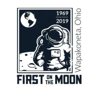 First on the Moon logo